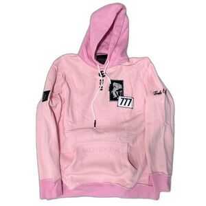 Gala Original Pink Patchwork Hoodie Men's 2XL NWT 011-22 777 Warfare Streetwear